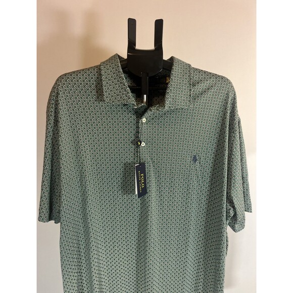 Polo Ralph Lauren Foulard-Print Soft Cotton Short Sleeve Polo - 2XL Tall-NWT - Picture 6 of 14